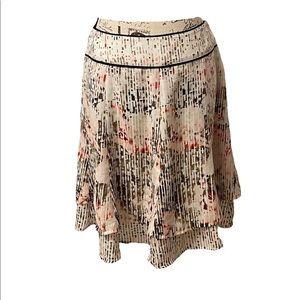 White House Black Market Tiered Skirt